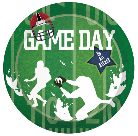 Game Day Football Plates 9", 8-pc