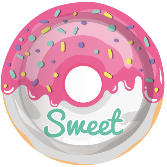 Donuts Plates 7", 8-pc
