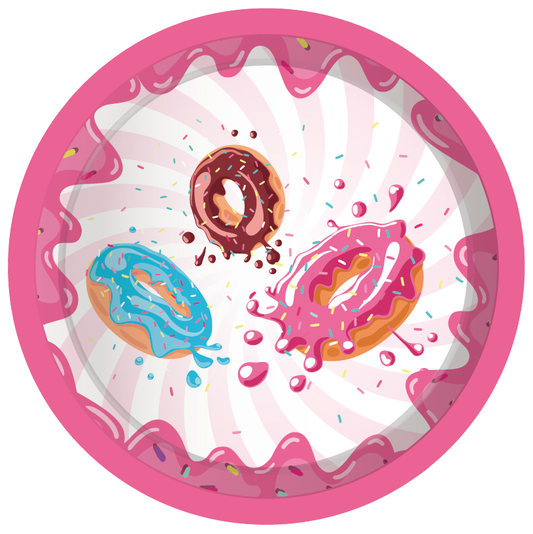 Donuts Plates 9", 8-pc