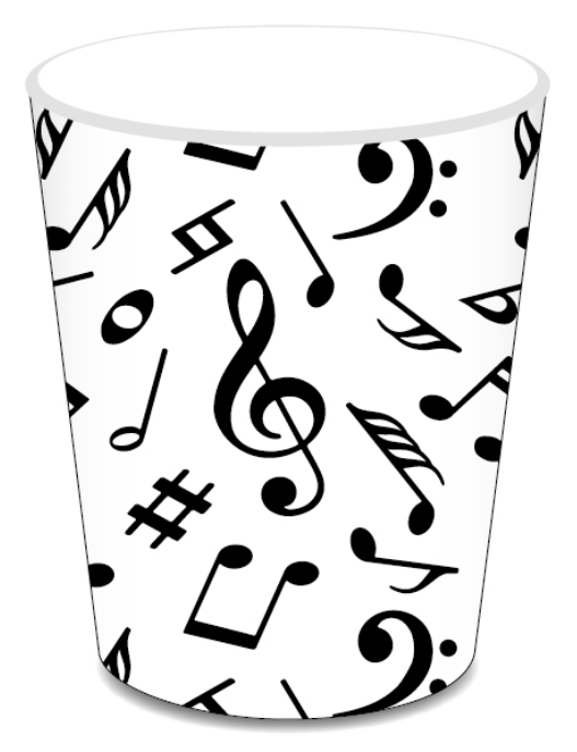 Music Cups, 8-pc