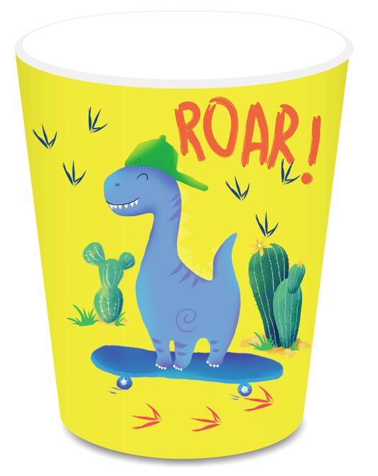 Blue and Yellow Dino Cups, 8-pc