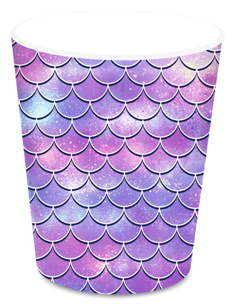 Mermaid Scales Cups, 8-pc