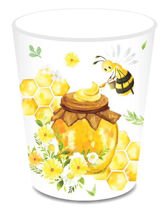 Bumble Bee Cups, 8-pc