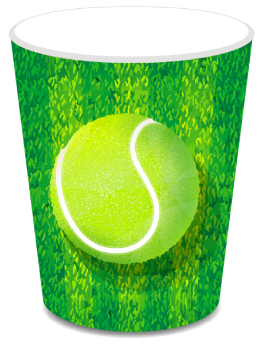 Tennis Cups, 8-pc