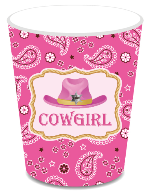 Cowgirl Cups, 8-pc