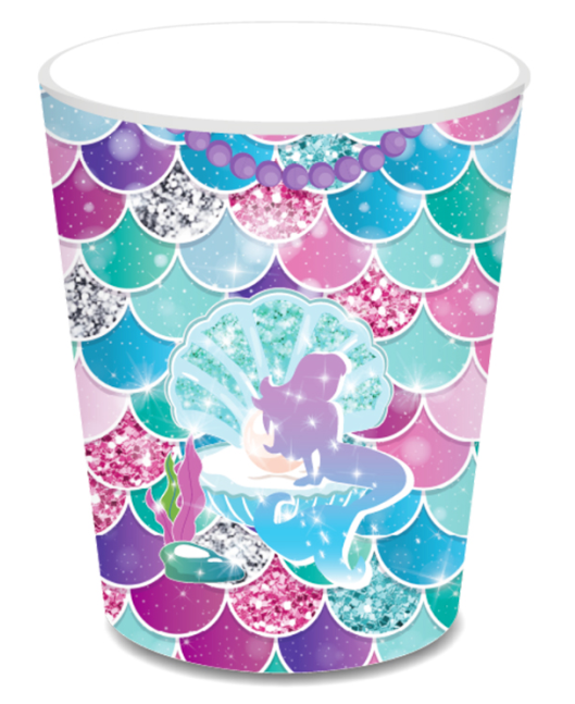 Party Like A Mermaid Cups, 8-pc