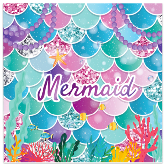 Party Like A Mermaid Napkins, 20-pc