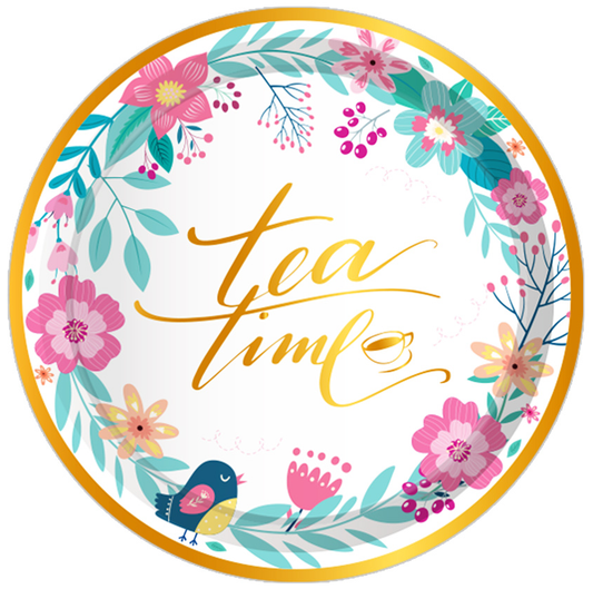 Tea Time Plates 7", 8-pc