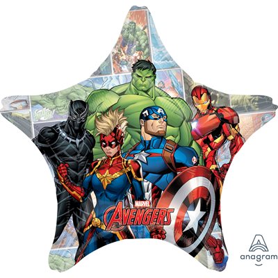 Ballon en aluminium Marvel Avengers Powers United, 28''