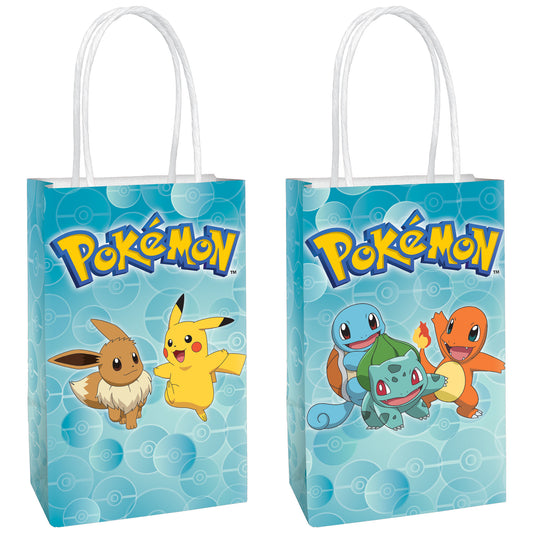 Pokemon Kraft Bags, 8-pc