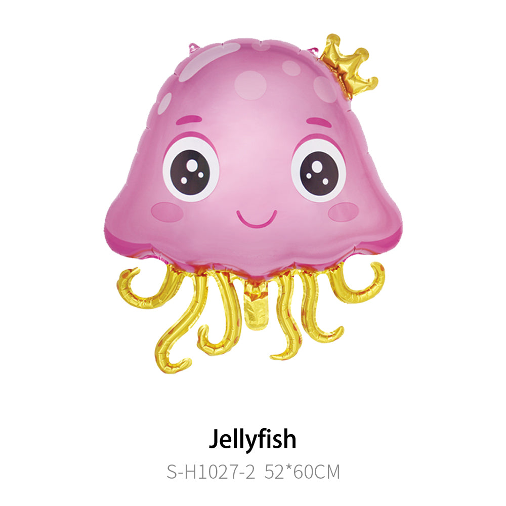 Foil Pink Jellyfish Balloon, 24"