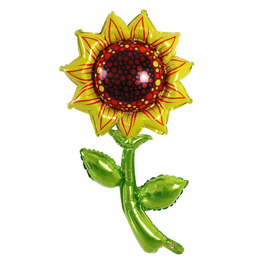 Foil Sunflower with Stem Balloon, 36"