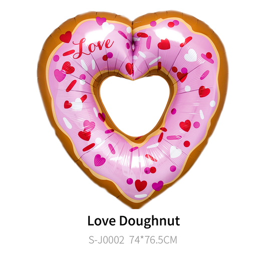 Heart Donut Balloon, 30"