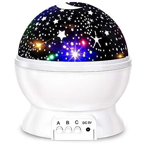 Projection Star Lamp White
