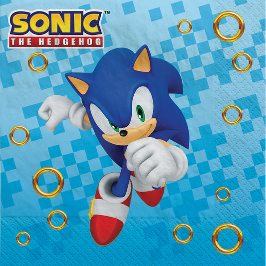 Sonic Luncheon Napkins, 16-pc