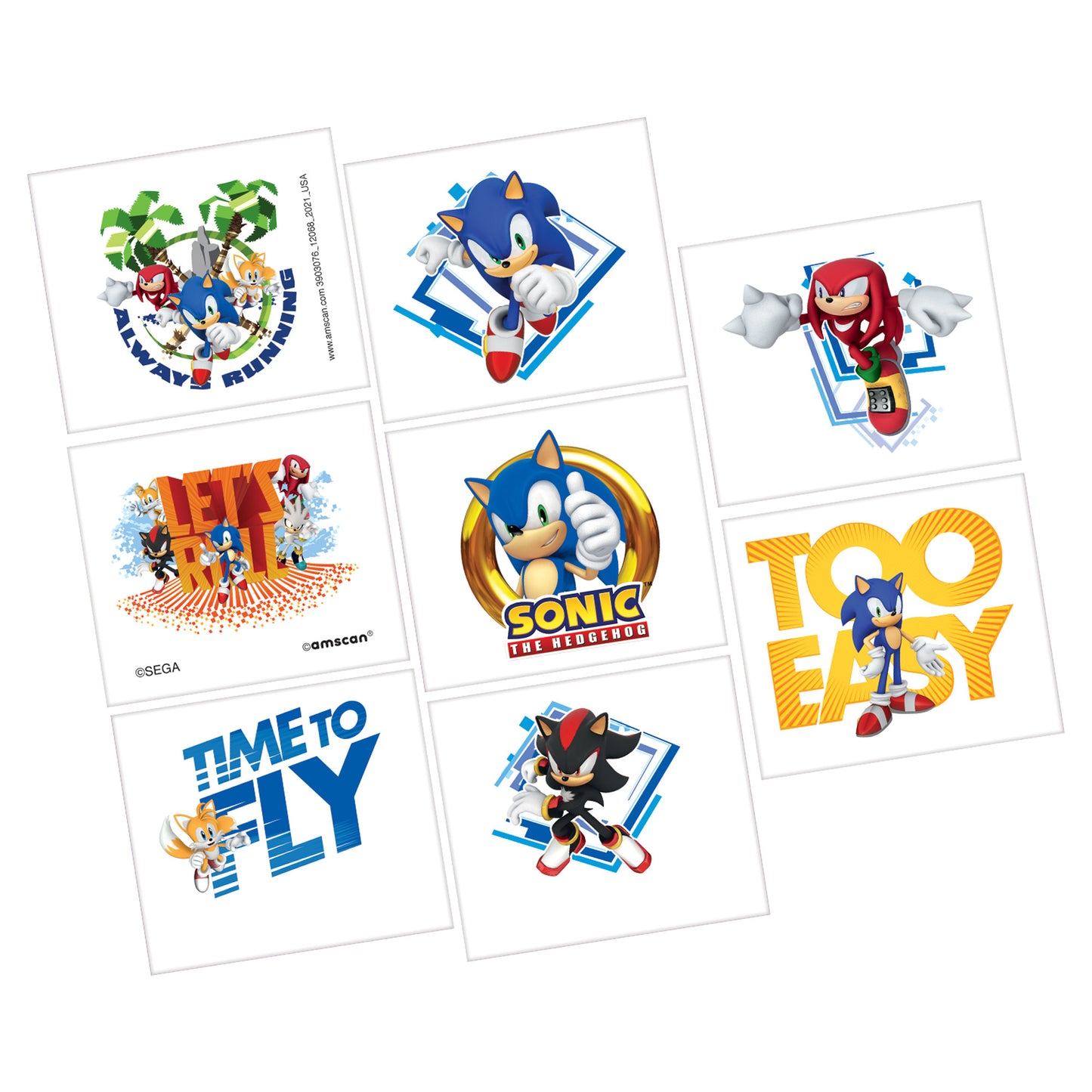 Sonic Tattoos, 8-pc