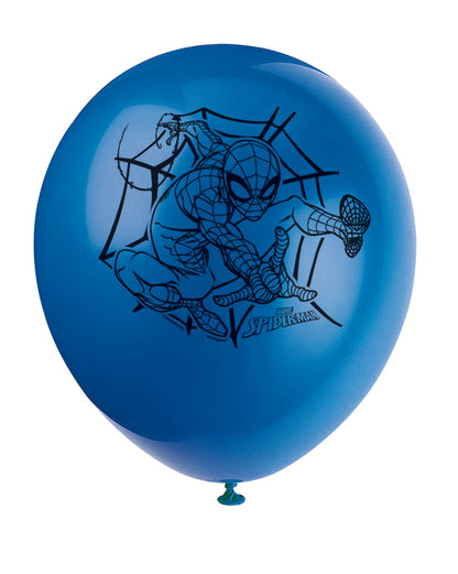 Spider-Man 12" Latex Balloons, 8-pc