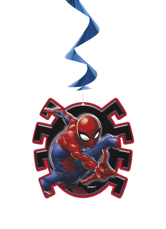 Spider-Man Hanging Swirl Decorations 26", 3-pc