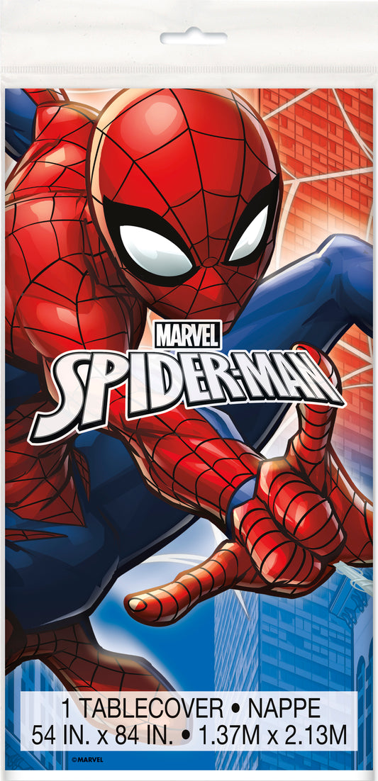 Spider-Man Rectangular Plastic Table Cover, 54" x 84"