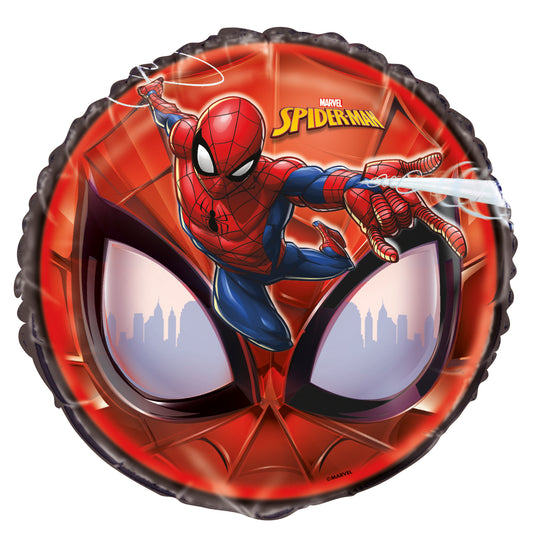Spider-Man Round Foil Balloon, 18"
