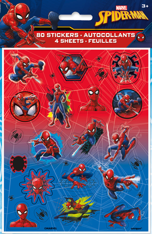 Spider-Man Sticker Sheets, 4-pc