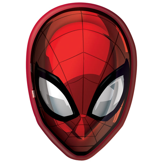 Spider-Man Webbed Wonder 7" Shaped Plates, 8-pc