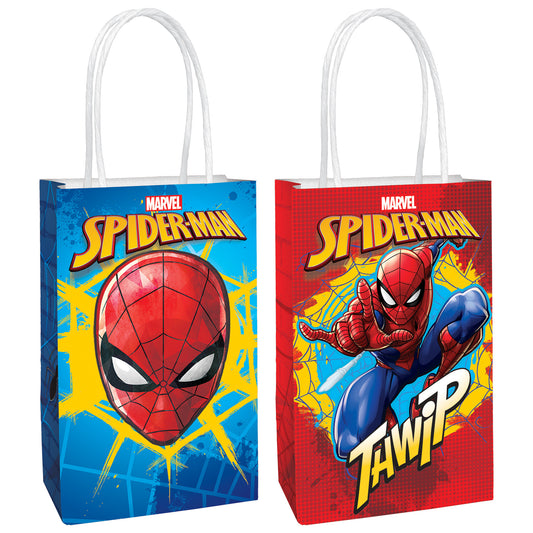 Spider-Man Webbed Wonder Paper Kraft Bag, 8-pc