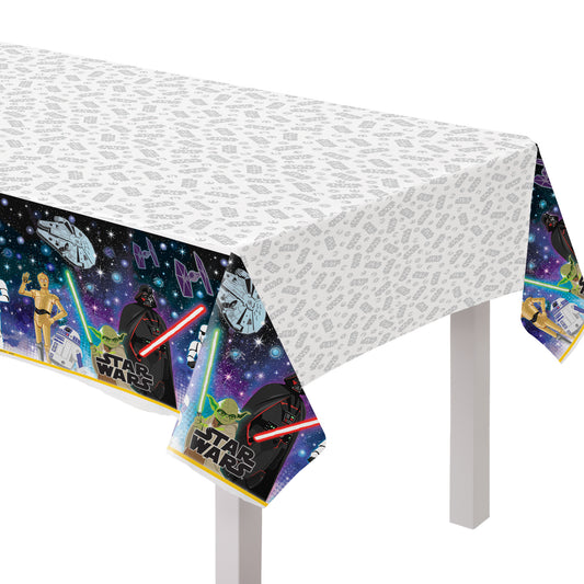 Housse de table rectangulaire Star Wars Galaxy, 54" x 96" 