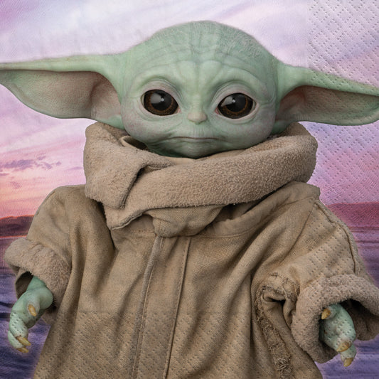 Serviettes de table Star Wars Yoda, 16 pces 