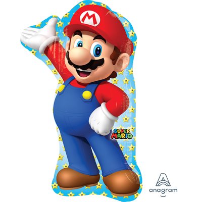 Ballon aluminium Super Mario Bros, 33''
