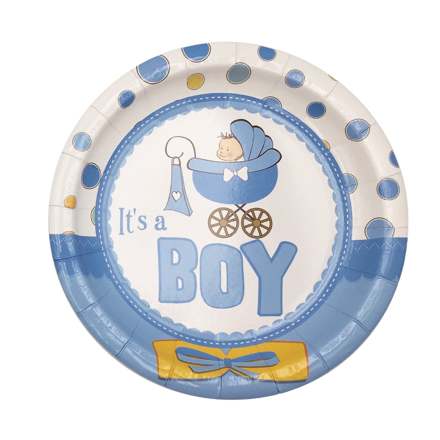 It's a Boy Plates 7", 8-pc