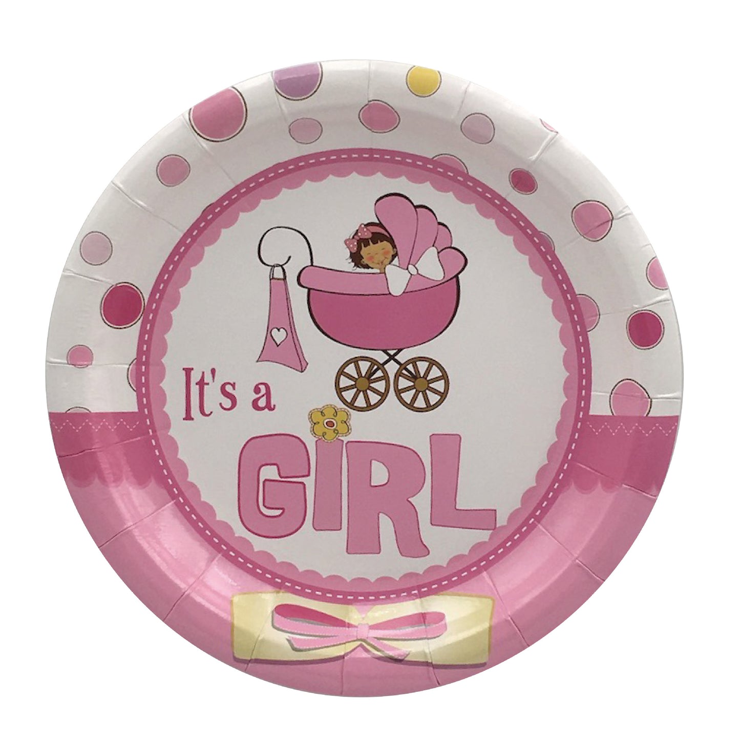 It's a Girl Plates 7", 8-pc