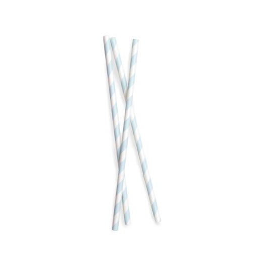 Blue Sparkle Straws, 16-pc