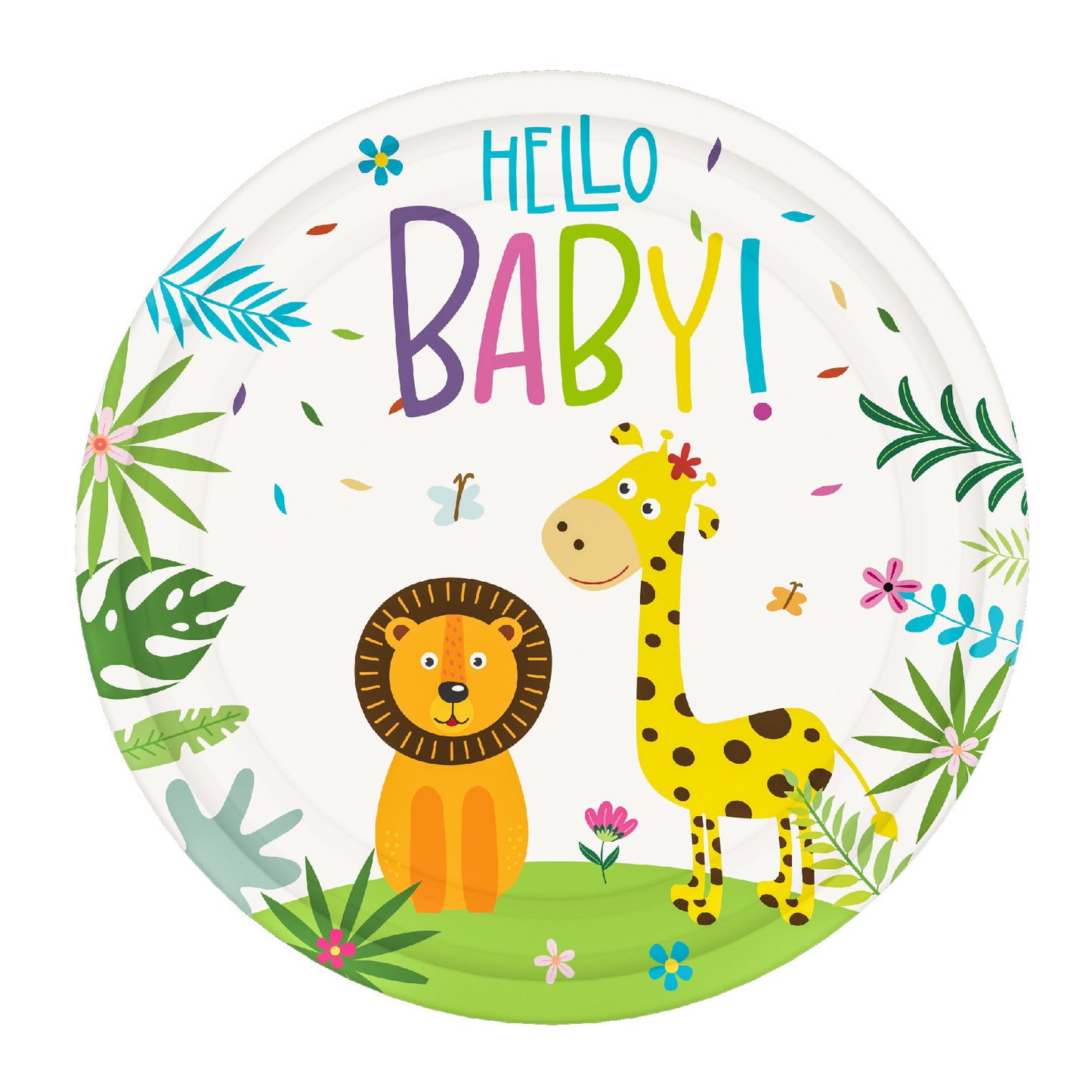 Jungle Kids Plates 7", 8-pc