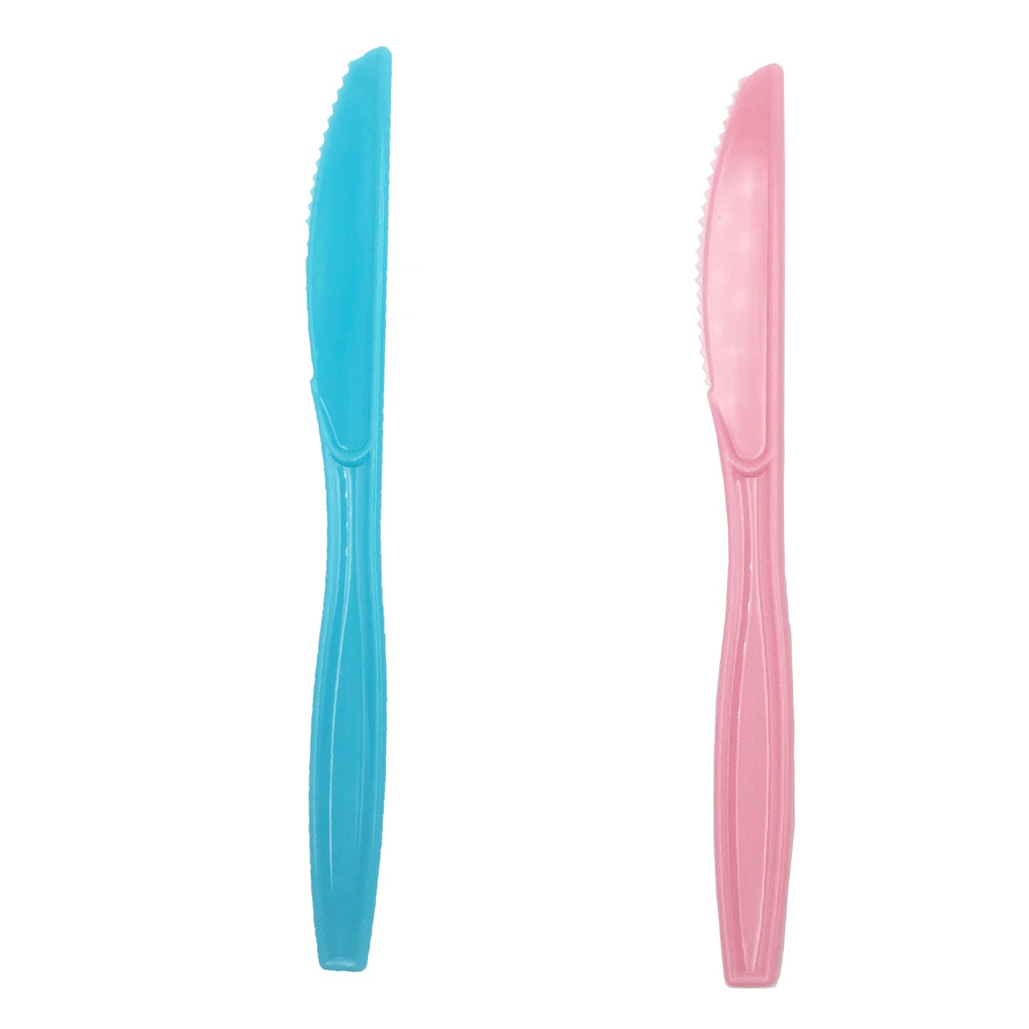 Gender Reveal Blue and Pink Knives, 16-pc