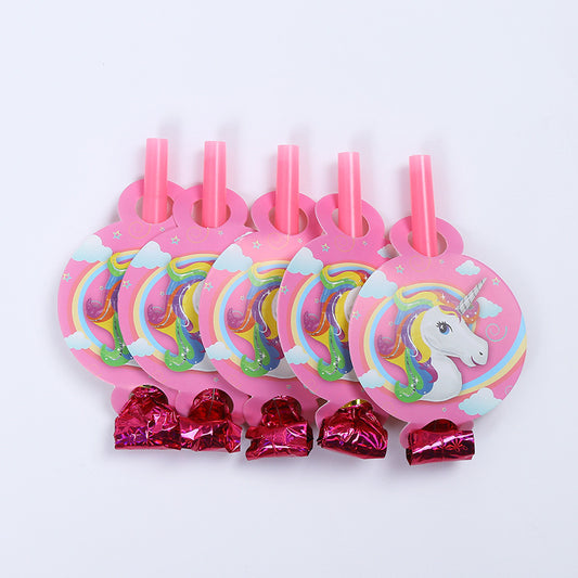 Unicorn Pony Blowouts, 6-pc