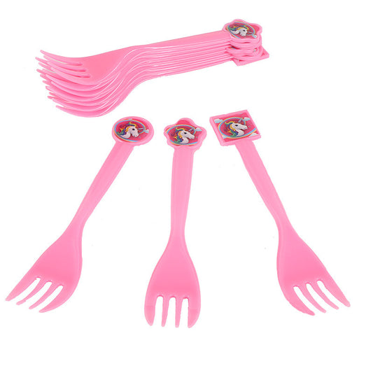 Unicorn Pony Forks, 10-pc