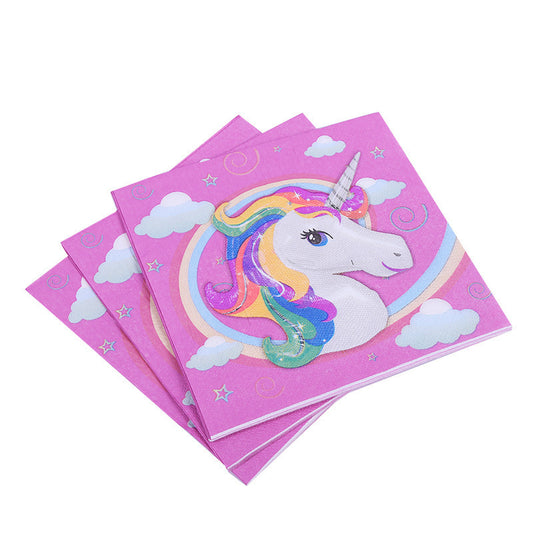 Unicorn Pony Napkins, 20-pc