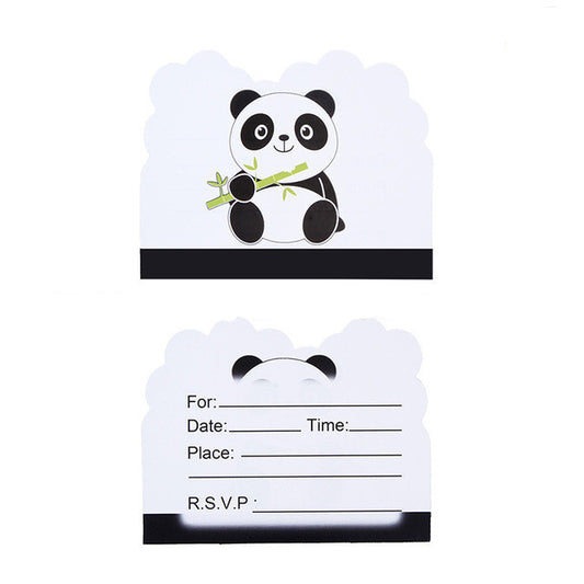 Panda Invitation Cards, 10-pc