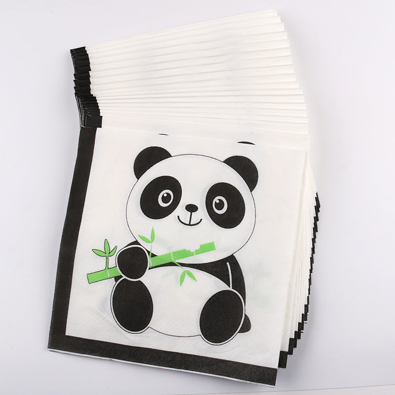 Panda Napkins, 20-pc