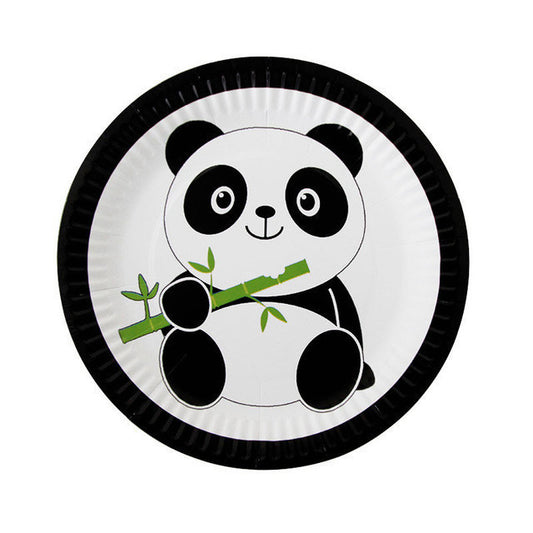 Panda Plates 7", 10-pc