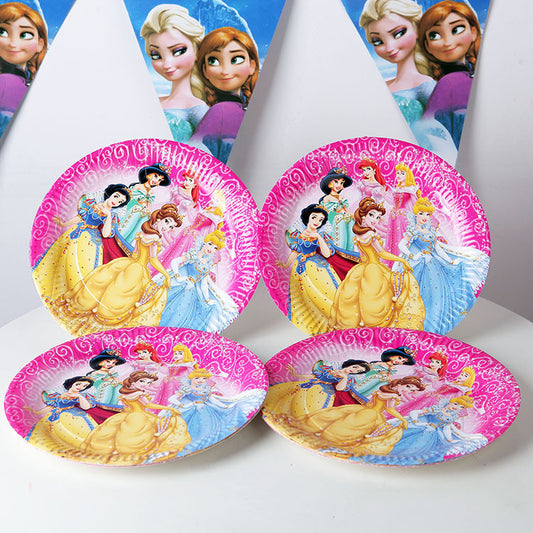 Princesses Disney Plates 7", 10-pc