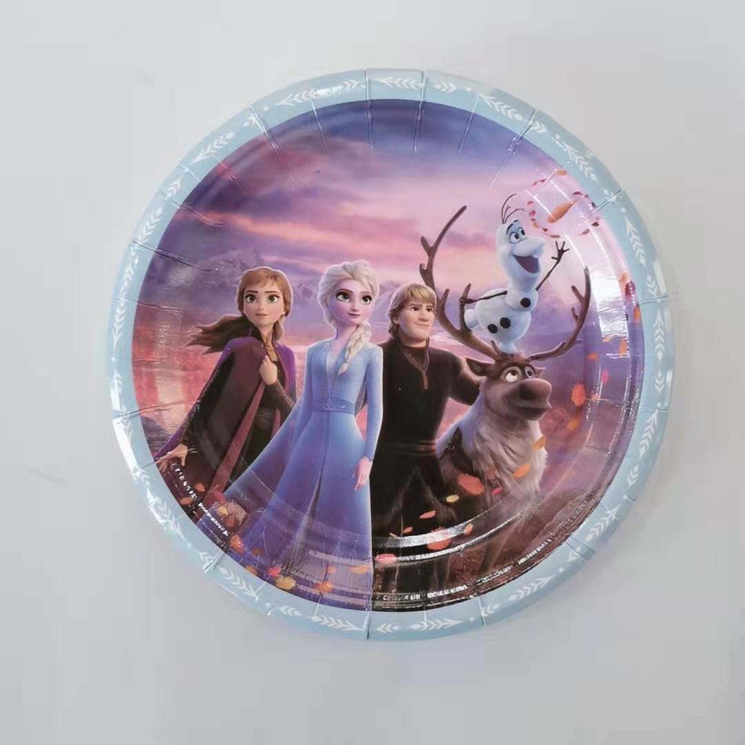 Frozen Plates 9", 10-pc