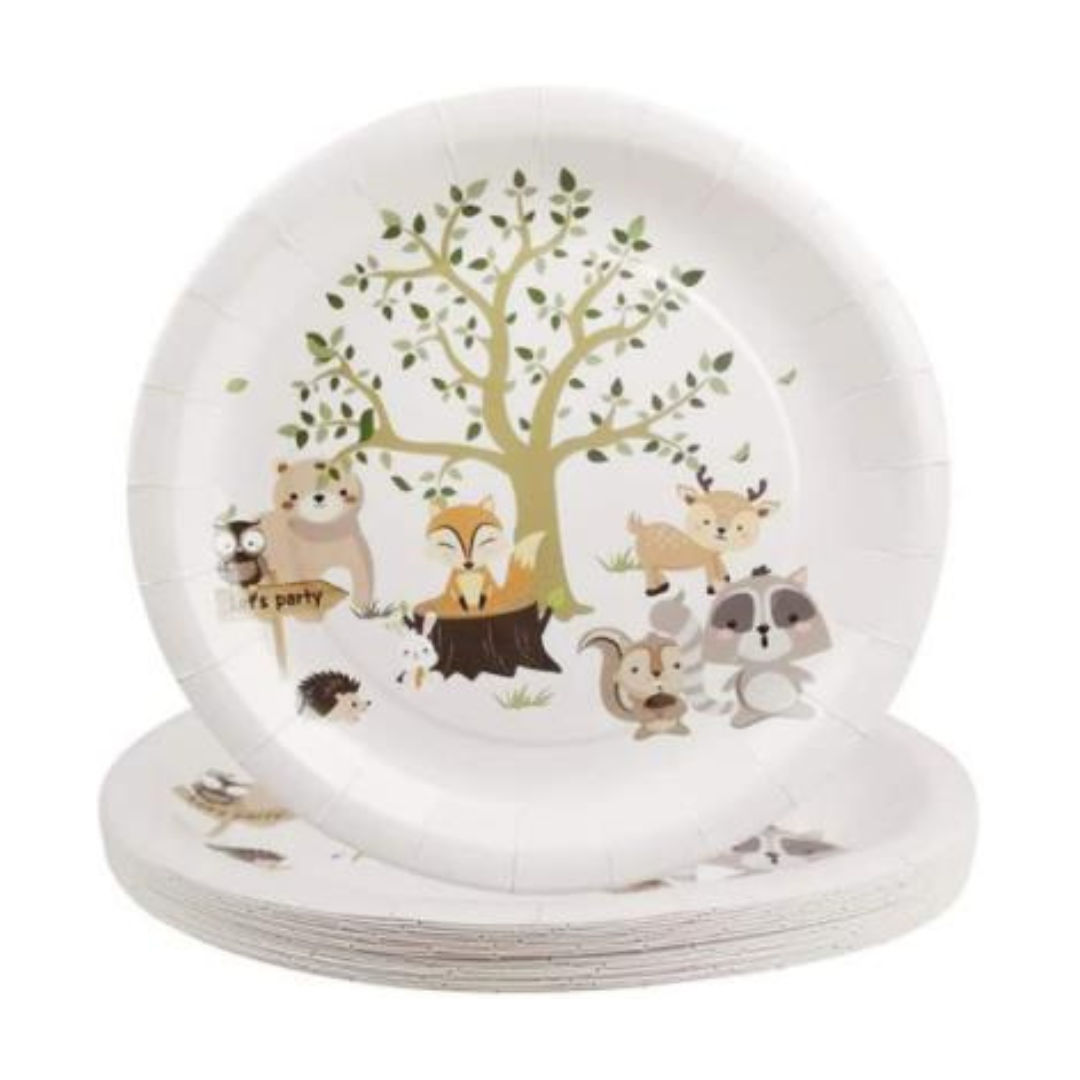 Sloth Plates 9", 8-pc