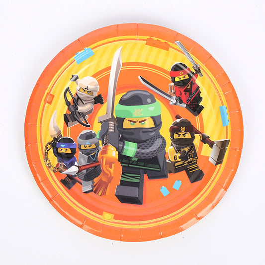 Ninja Go Plates 7", 10-pc