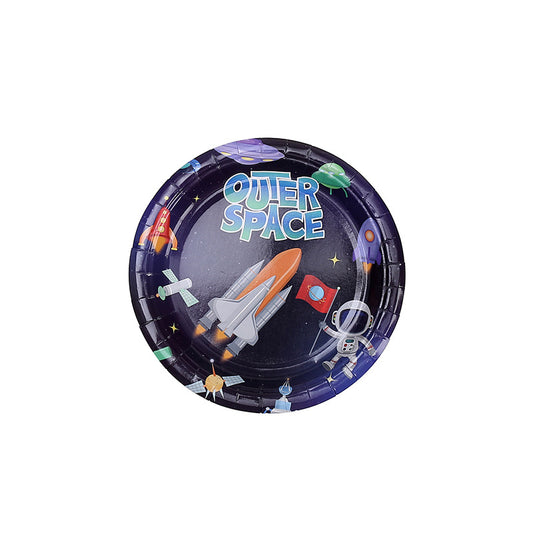 Planet Outer Space Plates 7", 8-pc