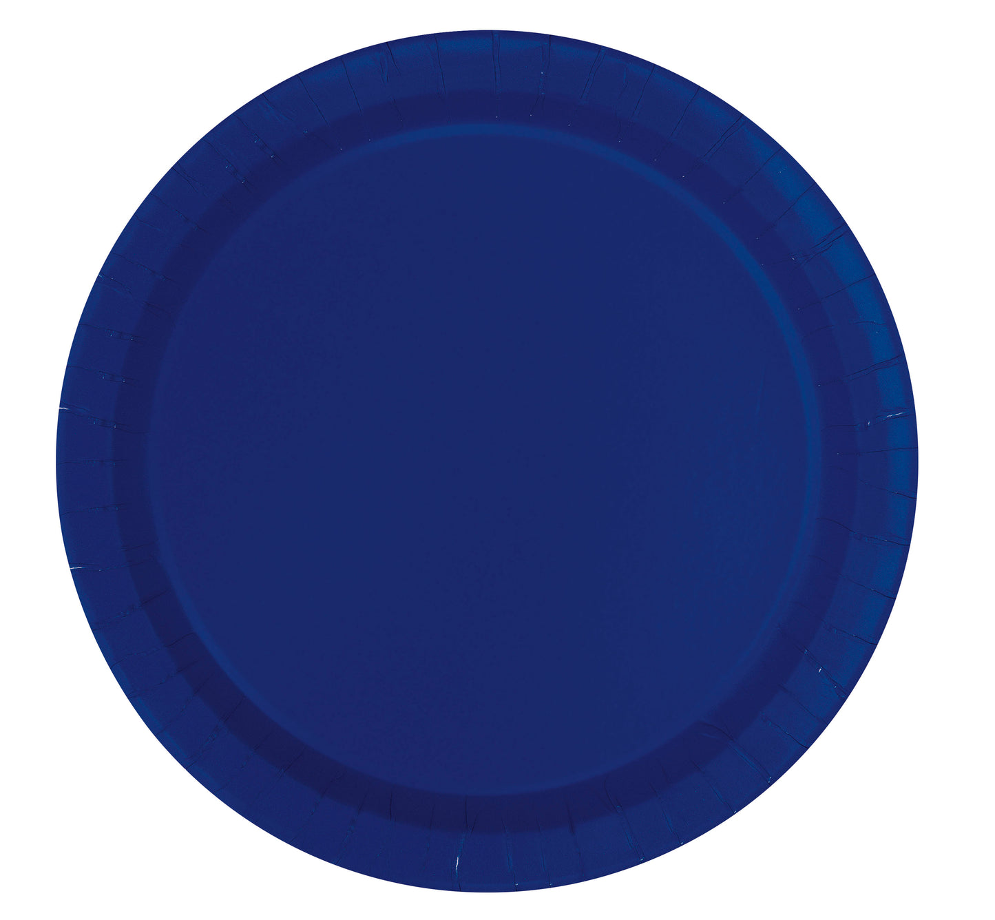 True Navy Blue Solid Round 9" Dinner Plates, 16-pc