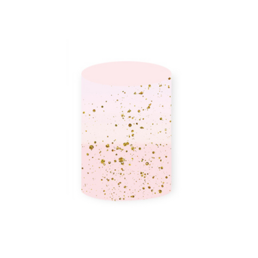 *Rental* Swan Pink Glitter Cylinder Small, 33x60 cm