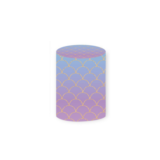 *Rental* Mermaid Scales Cylinder Small, 33x60 cm