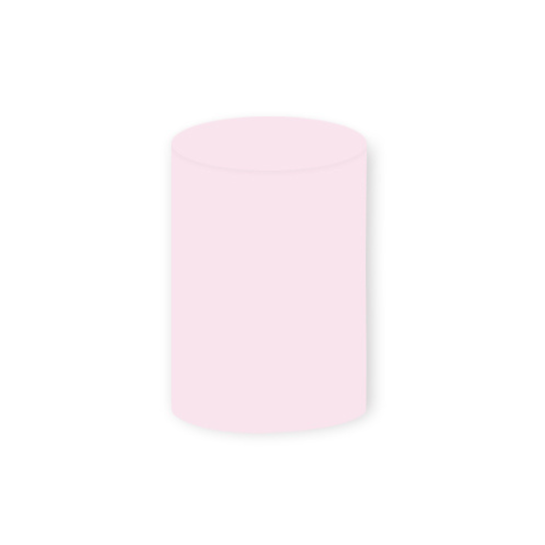 *Rental* Baby Pink Cylinder Medium, 36x75 cm